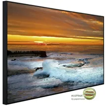 Papermoon Infrarotheizung Sonnenuntergang in la Jolla, Matt-Effekt - bunt