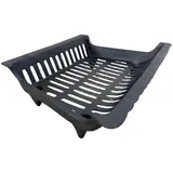 Amagabeli Kaminrost Kaminholzständer Feuerrost Schwarz