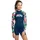 Roxy Shorty-Neoprenanzug Morning Flower Blau S