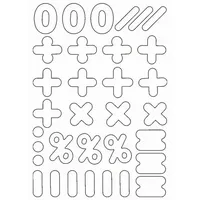 Ursus 43130099 Kühlschrankmagnet weiß, 90 Stück(e)