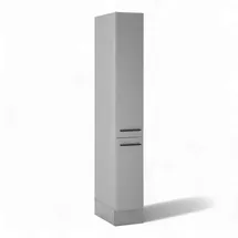 BASIC by Balculina Apothekerschrank Denver 30 x 211 x 57 cm Grau