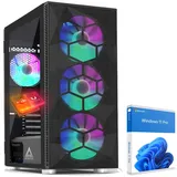 KRAFTPC Gaming-PC AMD Ryzen5 8600G - Radeon 760M Power Grafik - 1000GB M.2 NVMe SSD - 32GB DDR5 - Windows 11 - WLAN - Gamer PC Desktop PC Gaming