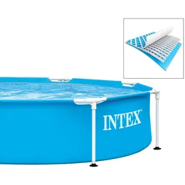 Intex Metal Frame Pool Set 244 x 51 cm inkl. Filterpumpe