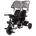 Chipolino Dreirad zwei Kinder bis 40 kg Sitze 360 drehbar grau Metall 49x95x131 cm unisex Outdoor Spielzeug Kinderfahrzeuge