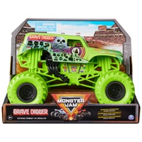 Spin Master Monster Jam Grave Digger Monster Truck, MINT-Modellbausatz mit Rückzugmotor, Kinderspielzeug
