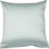 JANINE Kissenbezug Mako Satin", Kissenhülle, uni Colors 80 x 80 cm jadegrün