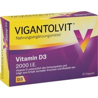 Procter & Gamble Vigantolvit 2000 I.E. Vitamin D3 Kapseln 60 St.