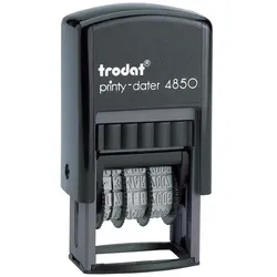 TRODAT Printy 4850/L2 - Stempel - Selbstfärbend - Zweifarbig (Blau, Rot)
