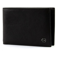 Piquadro Geldbörse Black Square Herrenbrieftasche mit Klapp-Ausweisfenster + RFID Portemonnaies Braun