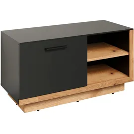 INOSIGN Premont 2 Fächer 100 x 40 x 35 cm grau / grau matt