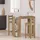 vidaXL Bartisch mit Regal 102 x 50 x 103,5 cm Braun