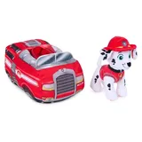 Paw Patrol 2-in-1 Fahrzeug Plüsch mit Marshall 15 cm