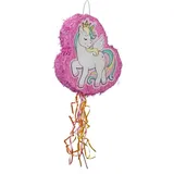 Relaxdays Einhorn Pinata Weiß,Pink,Türkis