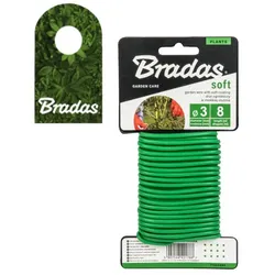 Bindedraht Bindeschnur Pflanzendraht Gartendraht SOFT 3mm x 8m Bradas 1771