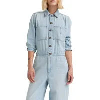 Levi's Regular Fit Jumpsuit in Denim-Optik Modell Iconic Hellblau, M