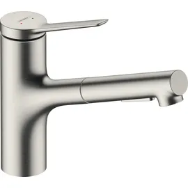 Hansgrohe Zesis M33 Einhebel-Küchenmischer 150 Ausziehbrause, 2 Strahlarten,