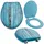 Grafner WC Sitz mit Absenkautomatik Motiv Blue Planks