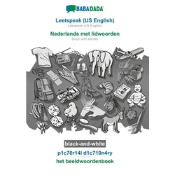 BABADADA black-and-white, Leetspeak (US English) - Nederlands met lidwoorden, p1c70r14l d1c710n4ry - het beeldwoordenboek