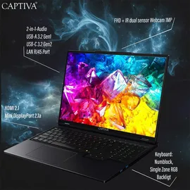 CAPTIVA Ultimate Gaming R10-1279GE 16'' AMD Ryzen 9 9955HX 64 GB RAM 4 TB SSD RTX 5090 Win11 Home