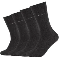 CAMANO Socken mit Stretch-Anteil 4er Pack anthrazit 39-42