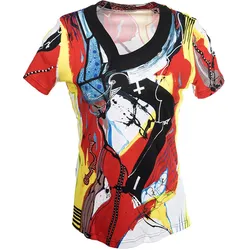 PLUSMINUS - Buntes Damen TShirt - GERMENS