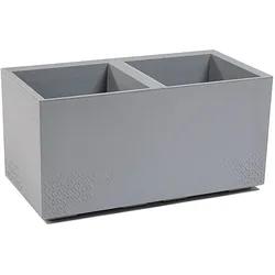 Pflanzkübel Beton 80 Caro Rollen 100% recycled hellgrau