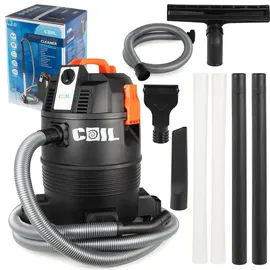 Coil Teichschlammsauger, Schlammsauger, Poolreiniger Staubsauger, Teichreiniger, Tank (35l), Gebläsefunktion, Zwei Betriebsarten, Saugleistung:18 KPa, 1600W