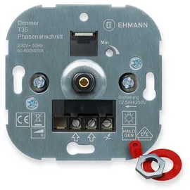 Globe Warehouse Drehdimmer Druck-/Wechsel-Dimmereinsatz 60-600W
