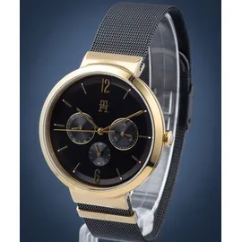 Tommy Hilfiger Damenuhr Quarz 1782540 - Schwarz/Gold