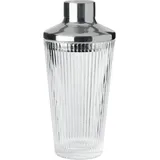 Stelton Pilastro Cocktail Shaker 400 ml Edelstahl Silikon Glas