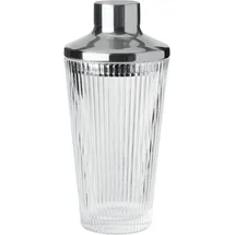 Stelton Pilastro Cocktail Shaker 400 ml Edelstahl Silikon Glas