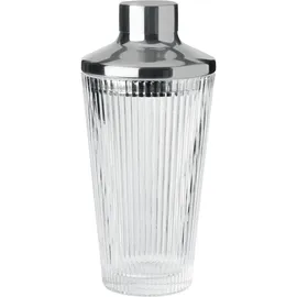 Stelton Pilastro Cocktail Shaker 400 ml Edelstahl Silikon Glas