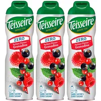 Teisseire Getränke-Sirup Grenadine 0% - 600ml (3er Pack)