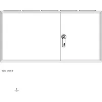 ABN Wandgehäuse geerdet IP43 BxHxT: 1300x650x210mm