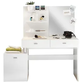 Bega BBK Schminktisch GLAMOUR (BHT 132x135x43 cm - weiß
