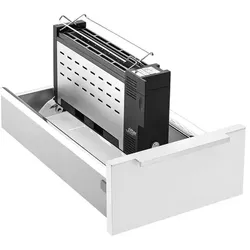 RITTER Einbau-Toaster ET-10, 900 Watt, 230/240 V, Edelstahl/KS schwarz
