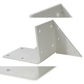 Mendler 2er-Set Dachsparrenadapter für Kassetten-Markise T122 T123, Dachsparren Halterung Adapter ~ weiß