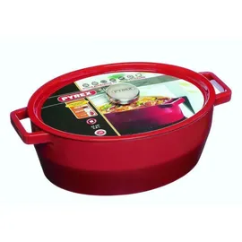 Pyrex Slow Cook Kasserolle 29 cm rot