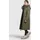 khujo Damen Wintermantel warmer Parka mit weichem Teddyfleece an der Kapuze, Taillenzugband und magnetischer Abdeckleiste Agneta-YM Light Moss Green Gr. XL - XL