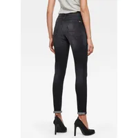 G-Star 3301 High Waist Skinny Jeans Worn In Coal