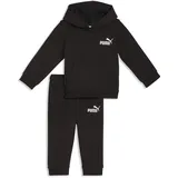 Puma "Minicats French Terry Loungewear-Set Kinder", Mädchen, Gr. 80, schwarz, Obermaterial: 68% Baumwolle, 32% Polyester. Kapuzenfutter: 100% Baumwolle. Rippe: 97% Baumwolle, 3% Elasthan, Sportanzüge Jogginganzug