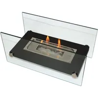 Tisch-ethanol-kamin Aus Metall