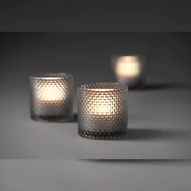 Duni LED Mini Lamp, wiederaufladbar, 4er Set Ersatzlampen 48 x Ø 50 mm 13 Std. Weiß, 4 Stk)