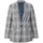 Ulla Popken Blazer grau | weiß 52