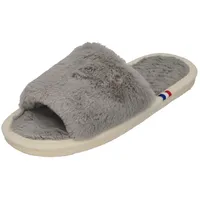 Espadrij l ́originale PLAGE FLUFFY Hausschuh Gris grau 42