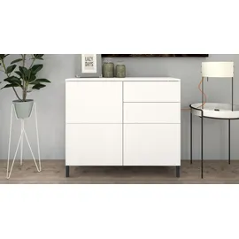 borchardt Möbel Haama 93 x 80 x 35 cm Weiß matt