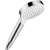 Hansgrohe Handbrause Crometta EcoSmart plus 5,7 l/min, Weiß/Chrom