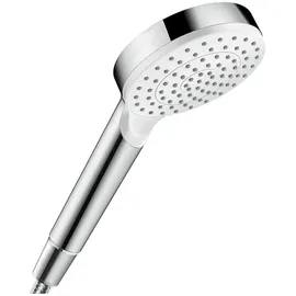 Hansgrohe Handbrause Crometta EcoSmart plus 5,7 l/min, Weiß/Chrom