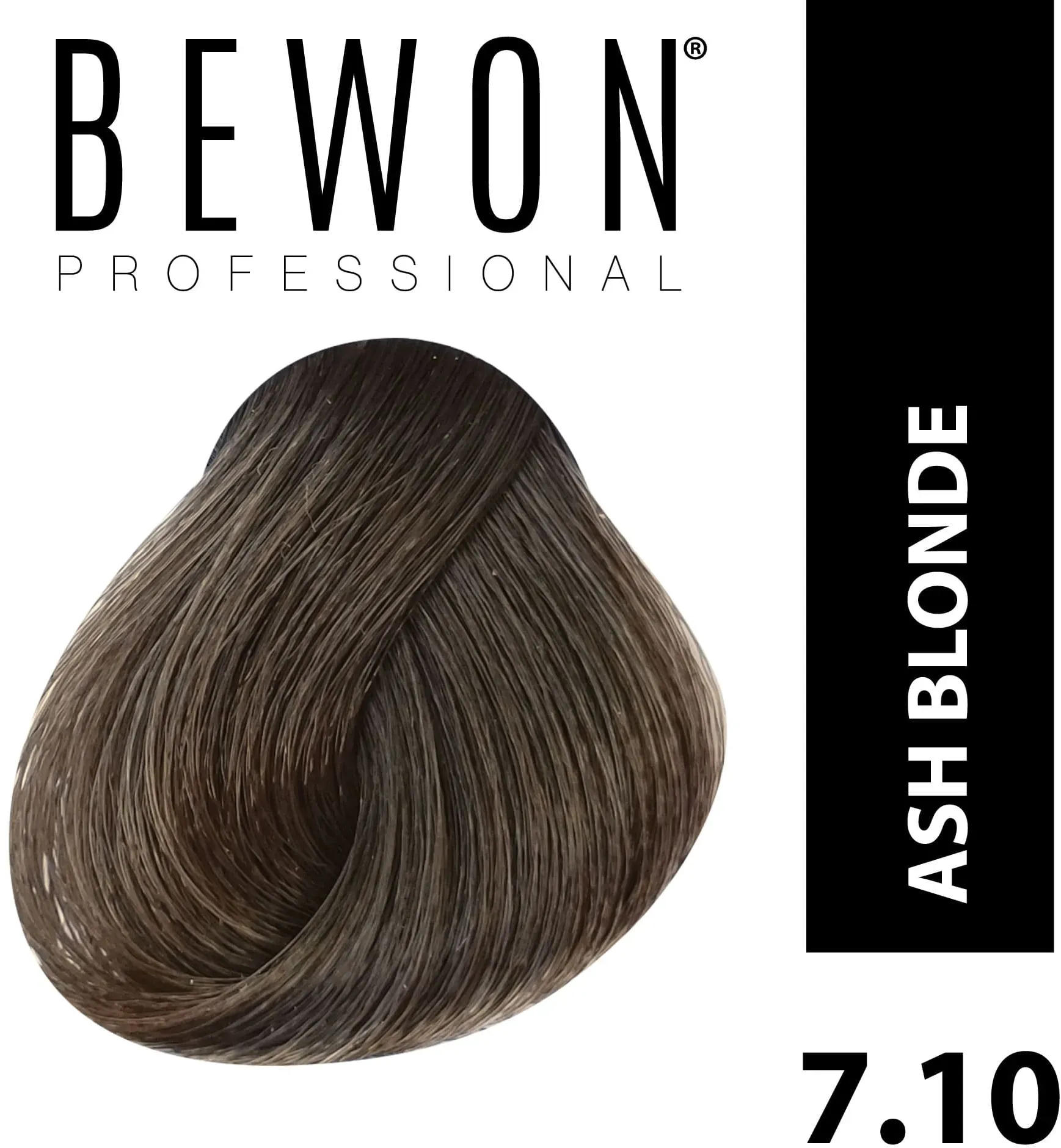 Permanent Hair Color Cream - 7.10 ash blonde