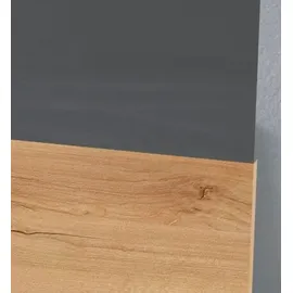 OTTO home Onyx 167,5 x 87,5 x 45,2 cm Grau / Anthrazit / Walnussfarben